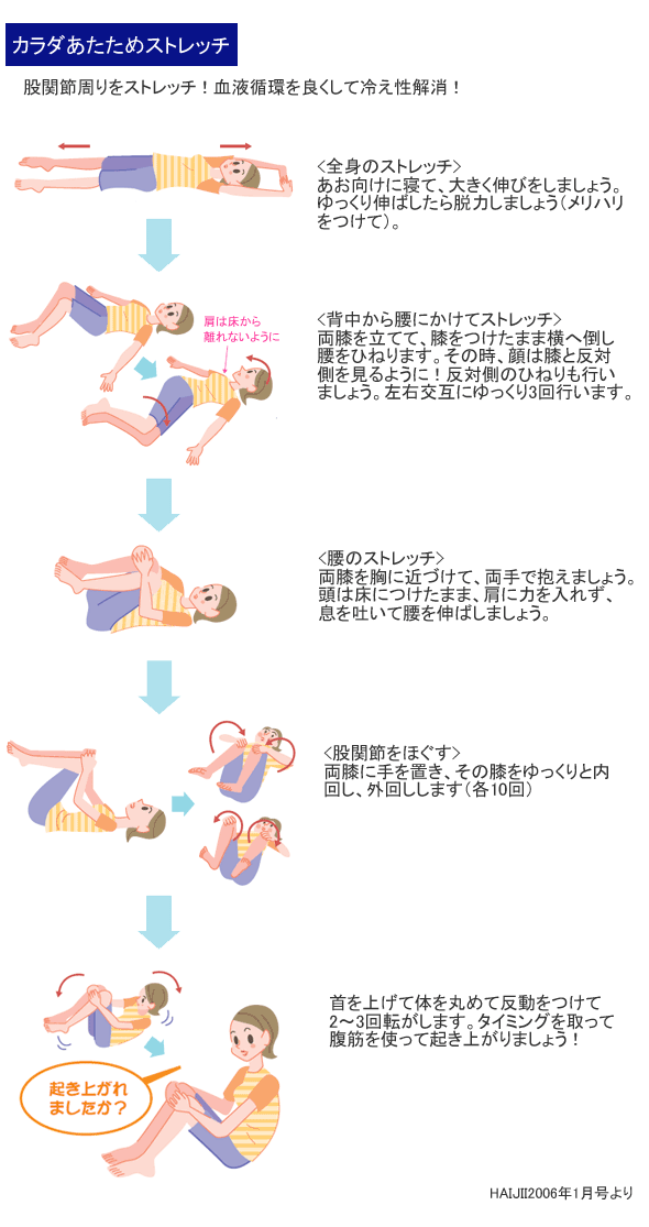 カラダあたためストレッチ